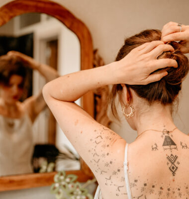 Sculptural Hairpiece
